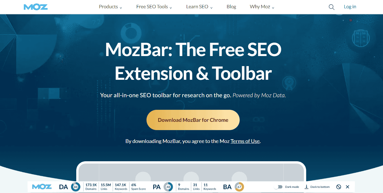 mozbar banner