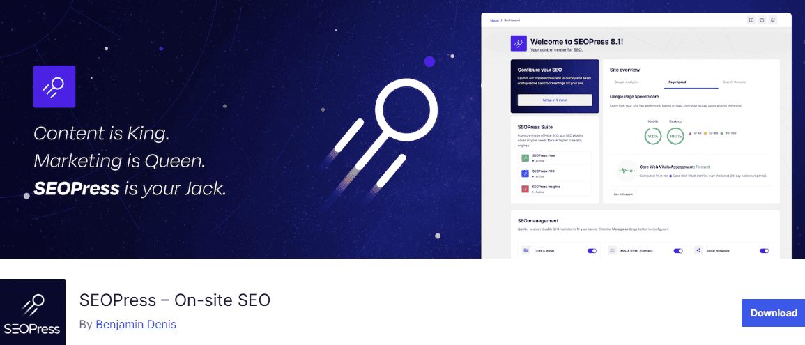 seopress banner