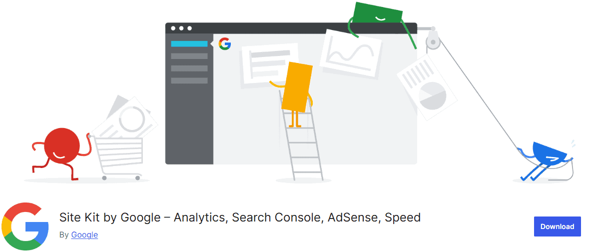 site kit by google banner