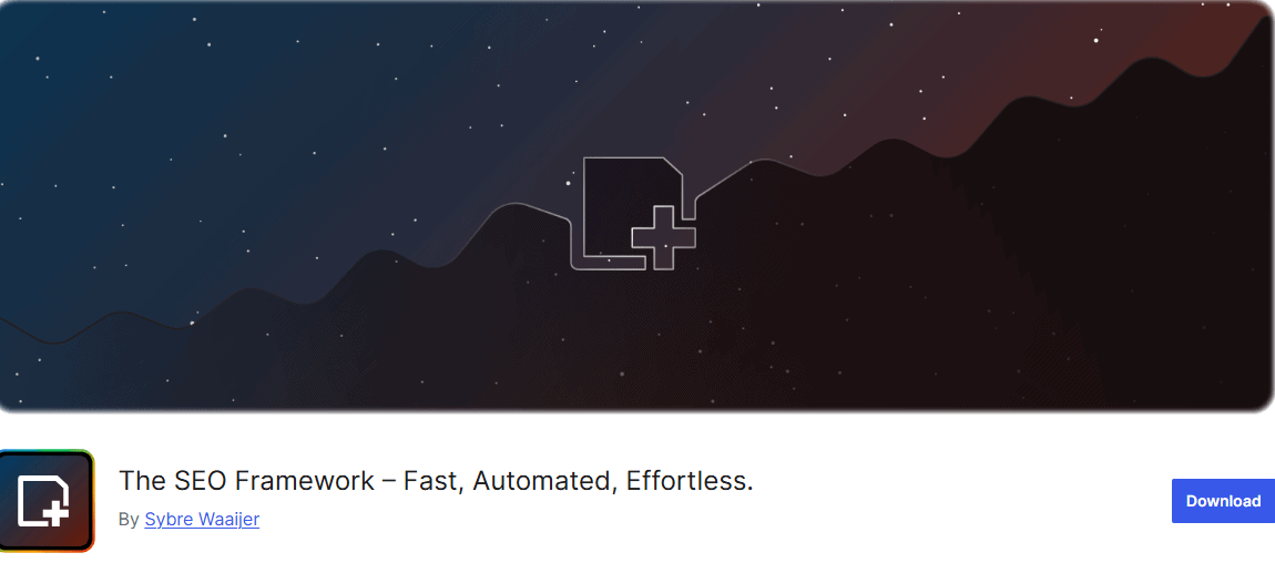 the seo framework banner