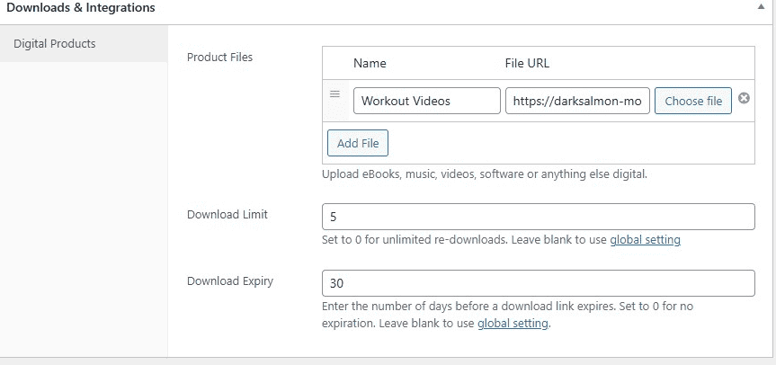 downloads integrations
