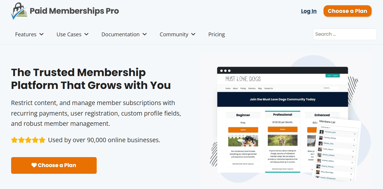paid memberships pro banner