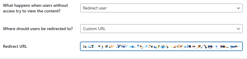 redirect user