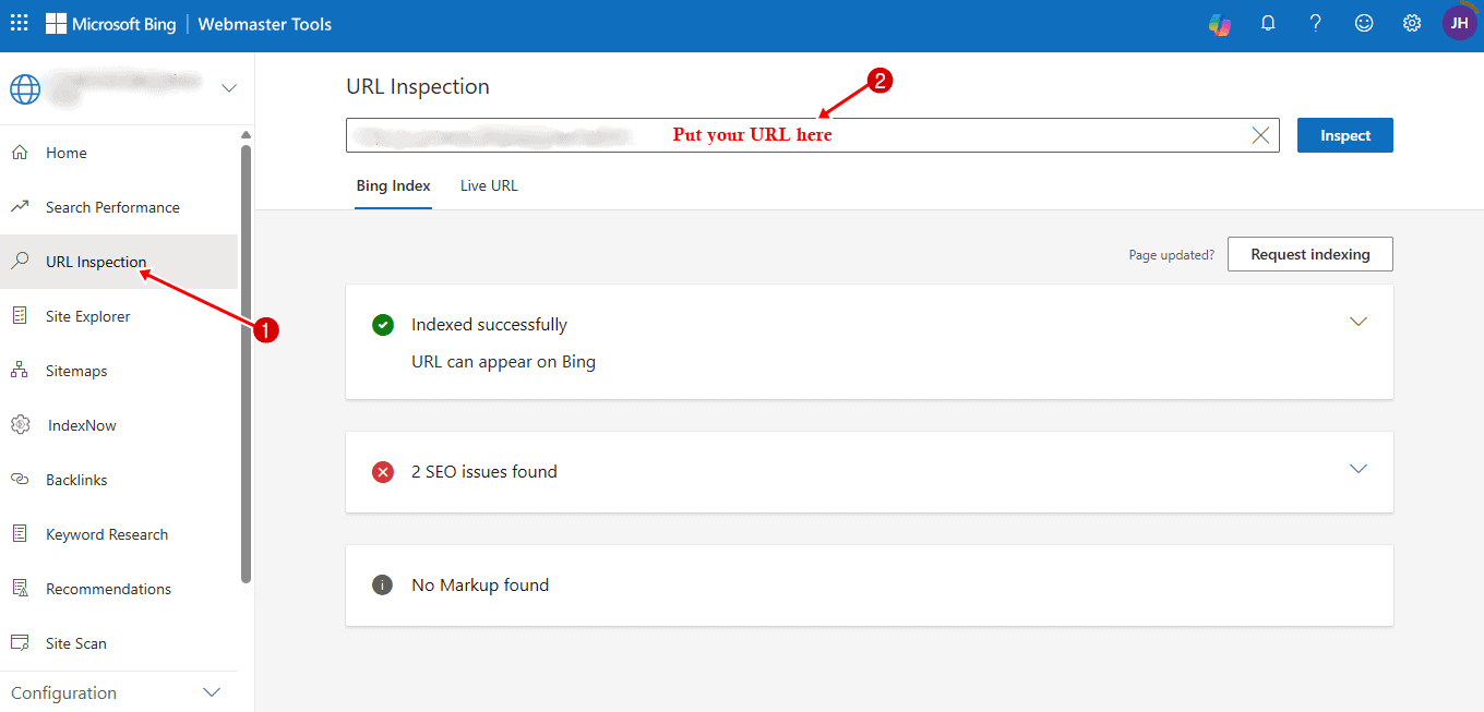 url inspection
