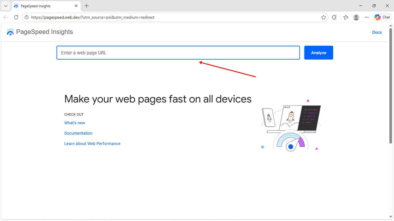 google page speed insight