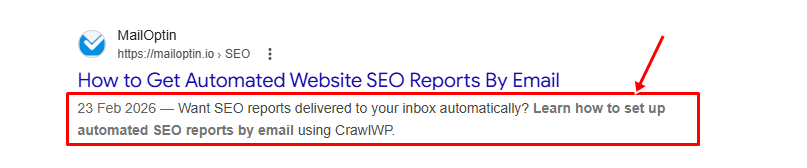 meta descrpition example