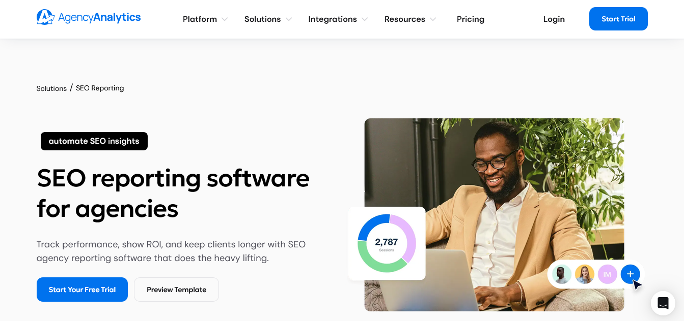 best seo agency reporting software agencyanalytics