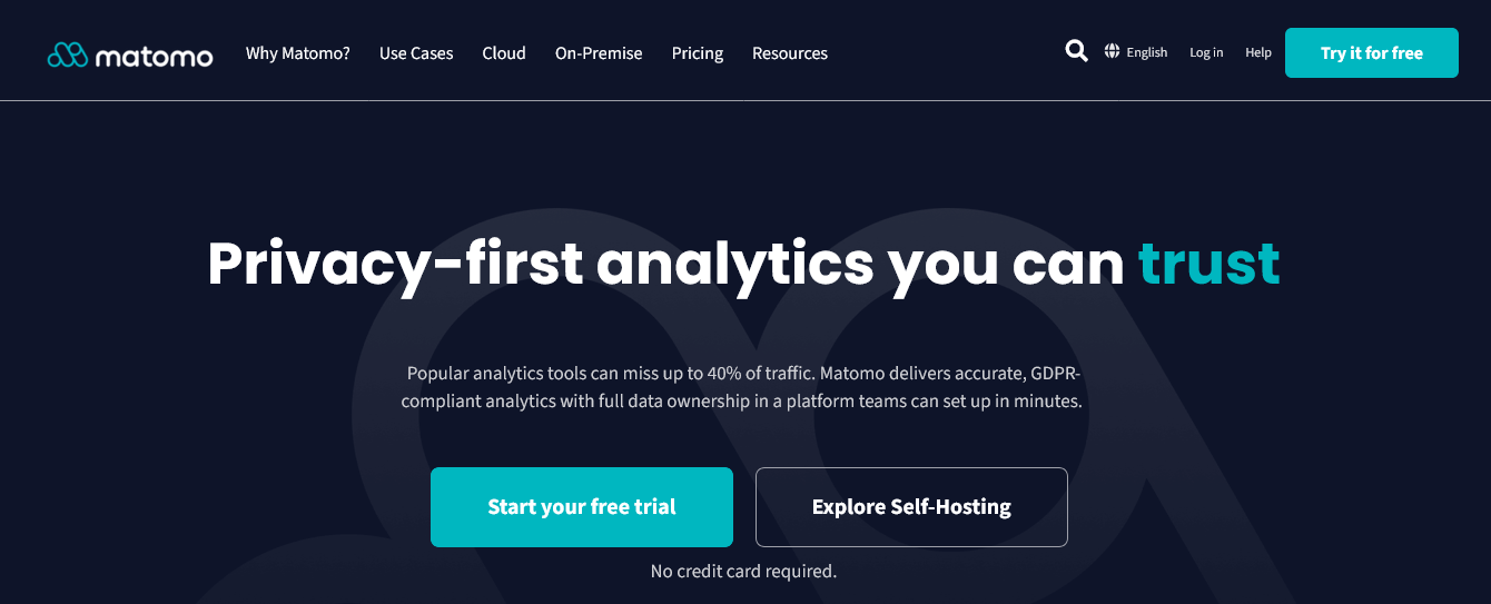 privacy first analytics you can trust analytics platform matomo