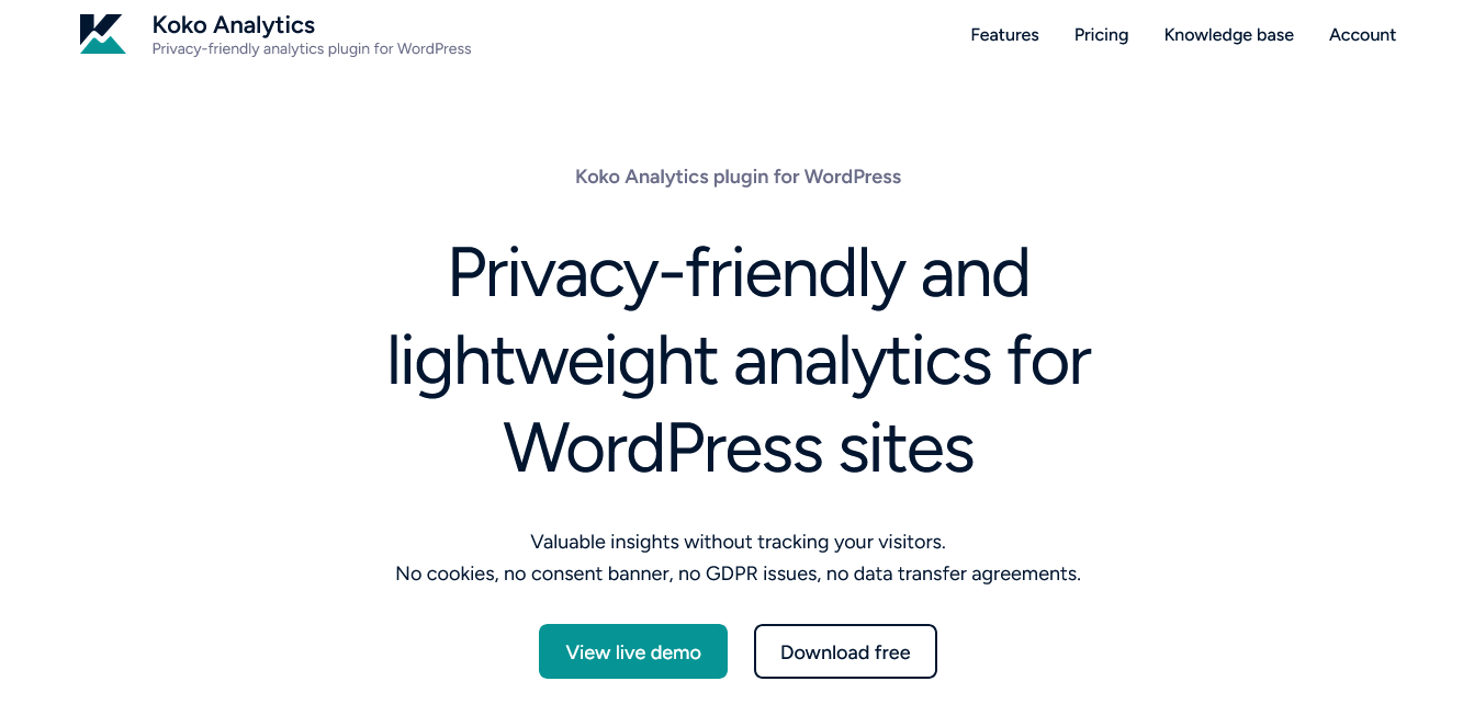 private google analytics alternative for wordpress koko analytics