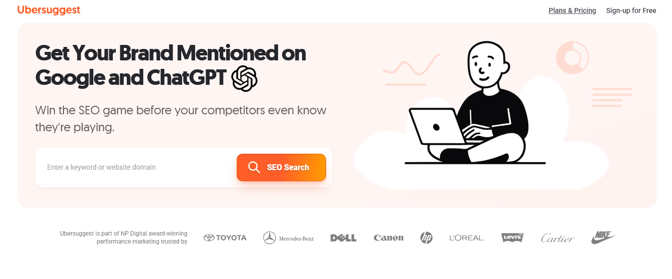 ubersuggest free keyword research tool neil patel