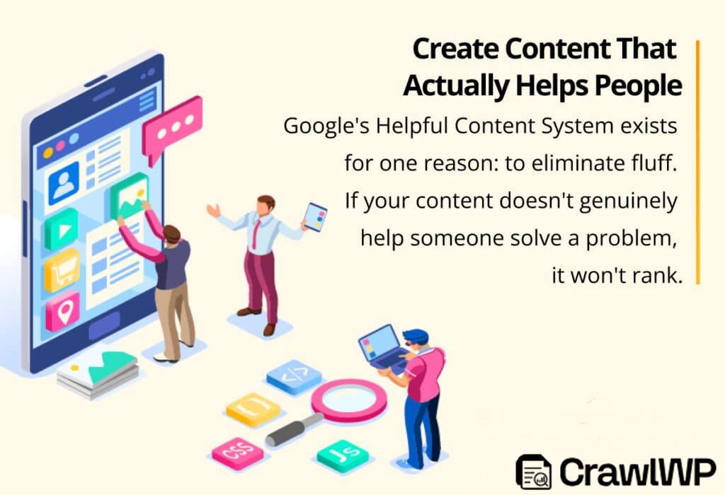 create content that helps people
