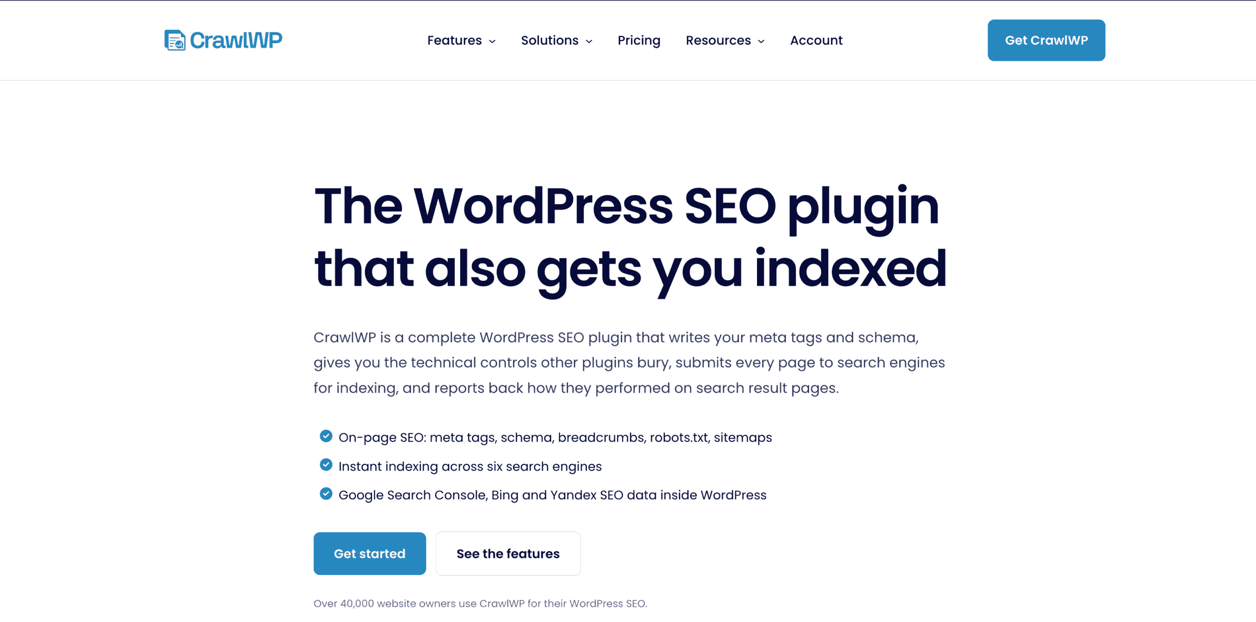 CrawlWP WordPress SEO plugin