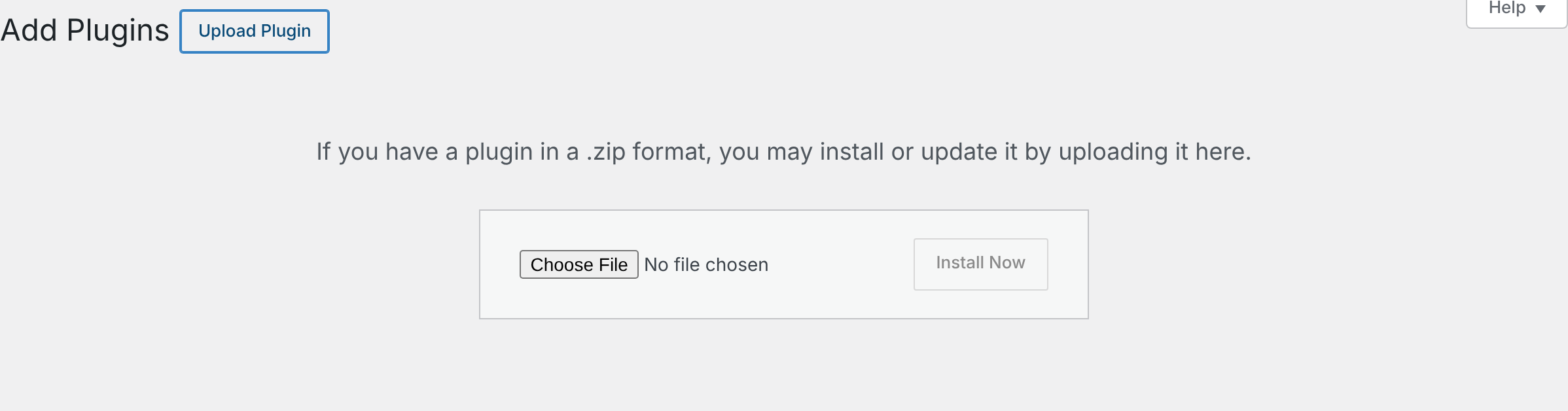 Uploading the CrawlWP Premium ZIP file
